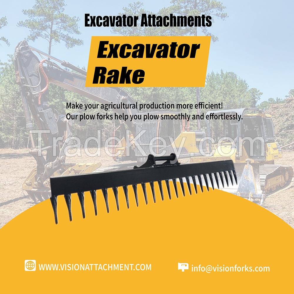 Mini Excavator rake