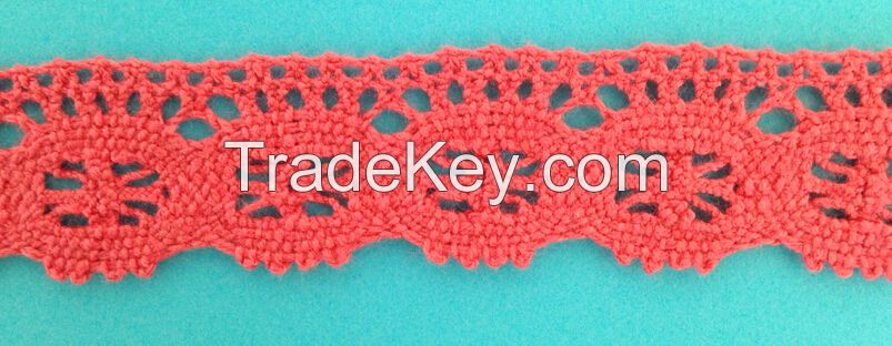 cotton crochet lace/lace trimming