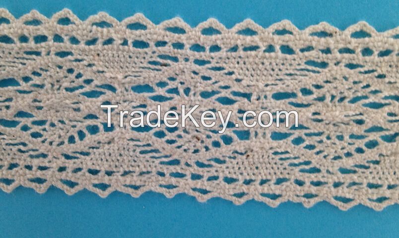 cotton crochet lace/lace trimming