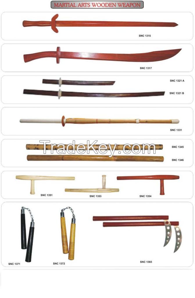 MArtial Art Wooden Weapons Self Defense