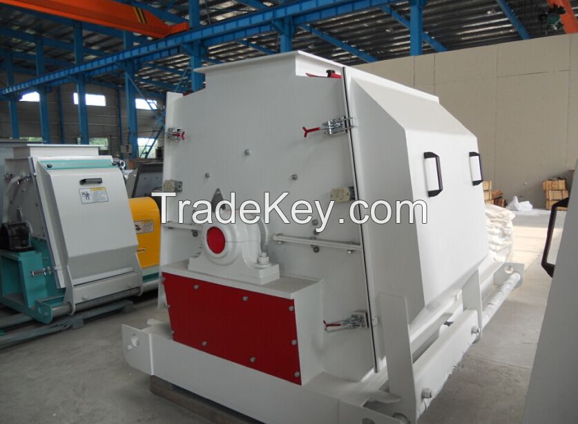 Wood chips grinding machine