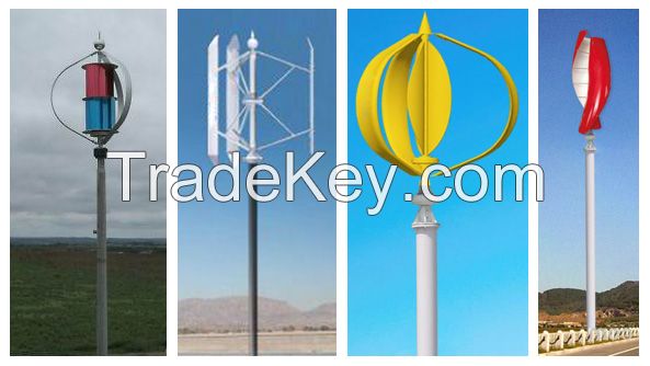 Low Start Wind Speed Maglev Vertical Axis Wind Turbine (Maglev VAWT) 300W-100kw