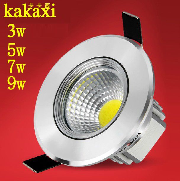 COB LED downlights 3W 5W 7W 9W  cob led ceiling Light The kitchen bathroom lamp lighting