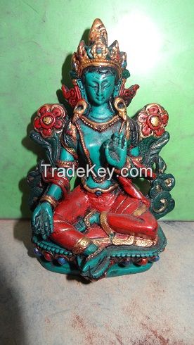 Green Tara Statue