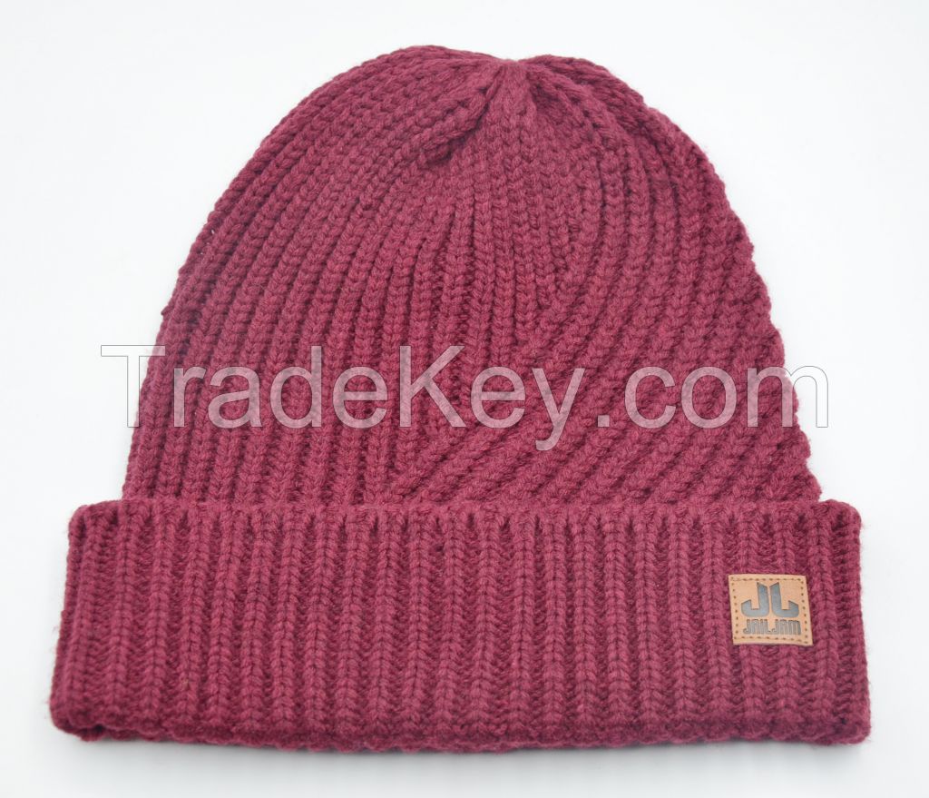 Knitted Winter Hats Warm Unisex BSCI RWS