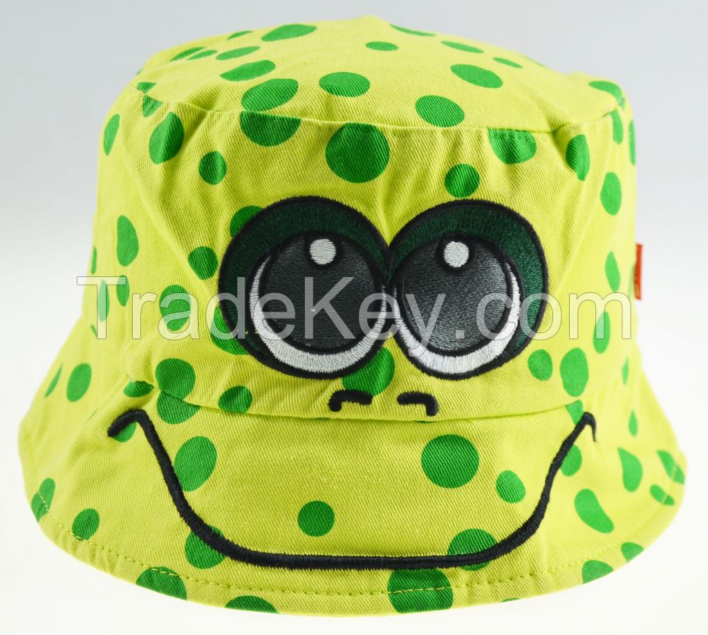 Cartoon casual sun protection bucket hat Unisex BSCI RWS