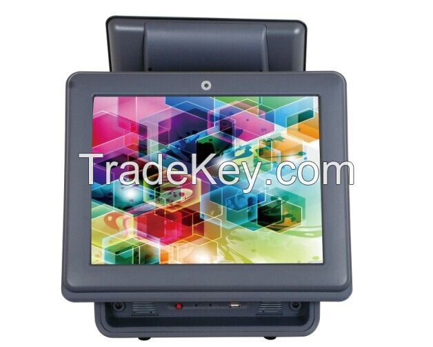 Dual screen touch POS terminal cashier system GS-668B