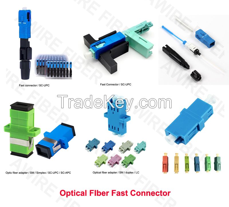 Awire Optical Fiber adaptors and fast connector, attenuator SC/UPC WFA870005 for FTTH