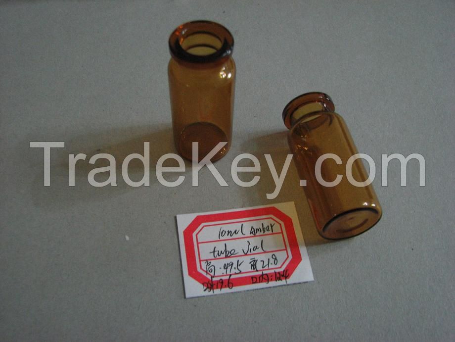 10ml tube amber vial