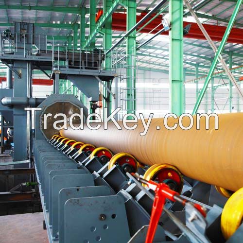 steel pipe shot blasting machine/shot peening equipment