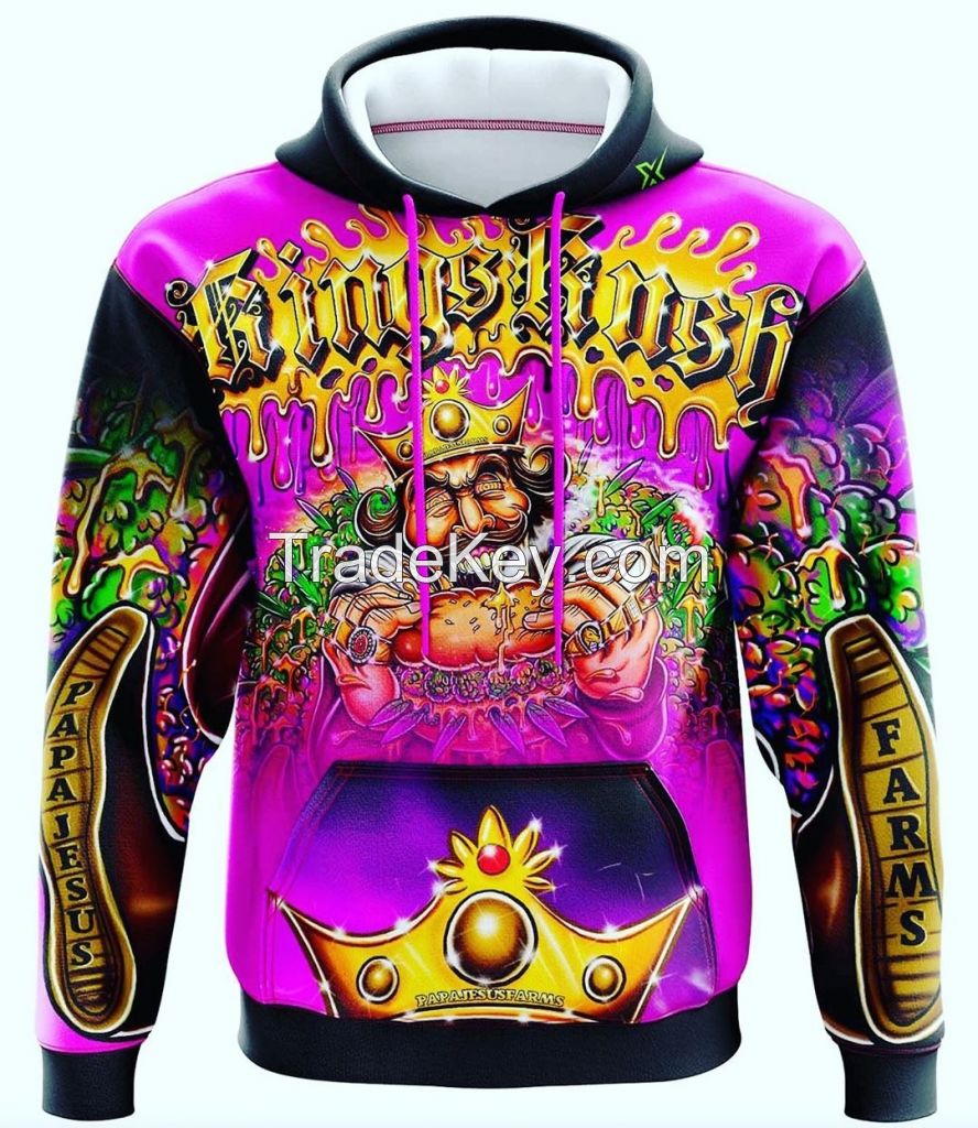 sublimation Digital print hoodies