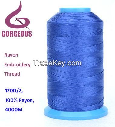 120D/2 (40WT) Embroidery thread, economic pack, 4000m/cone