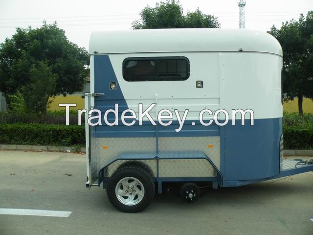 2 horse straight load trailer camping trailers