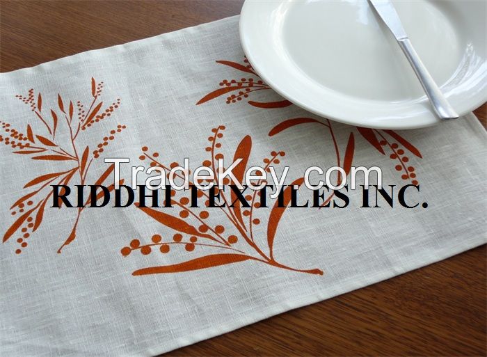 Screen Print Placemat, Table Runner