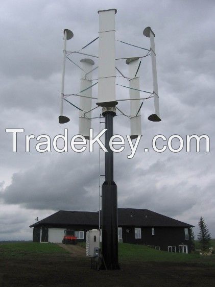 Vertical axis wind turbine 10kw