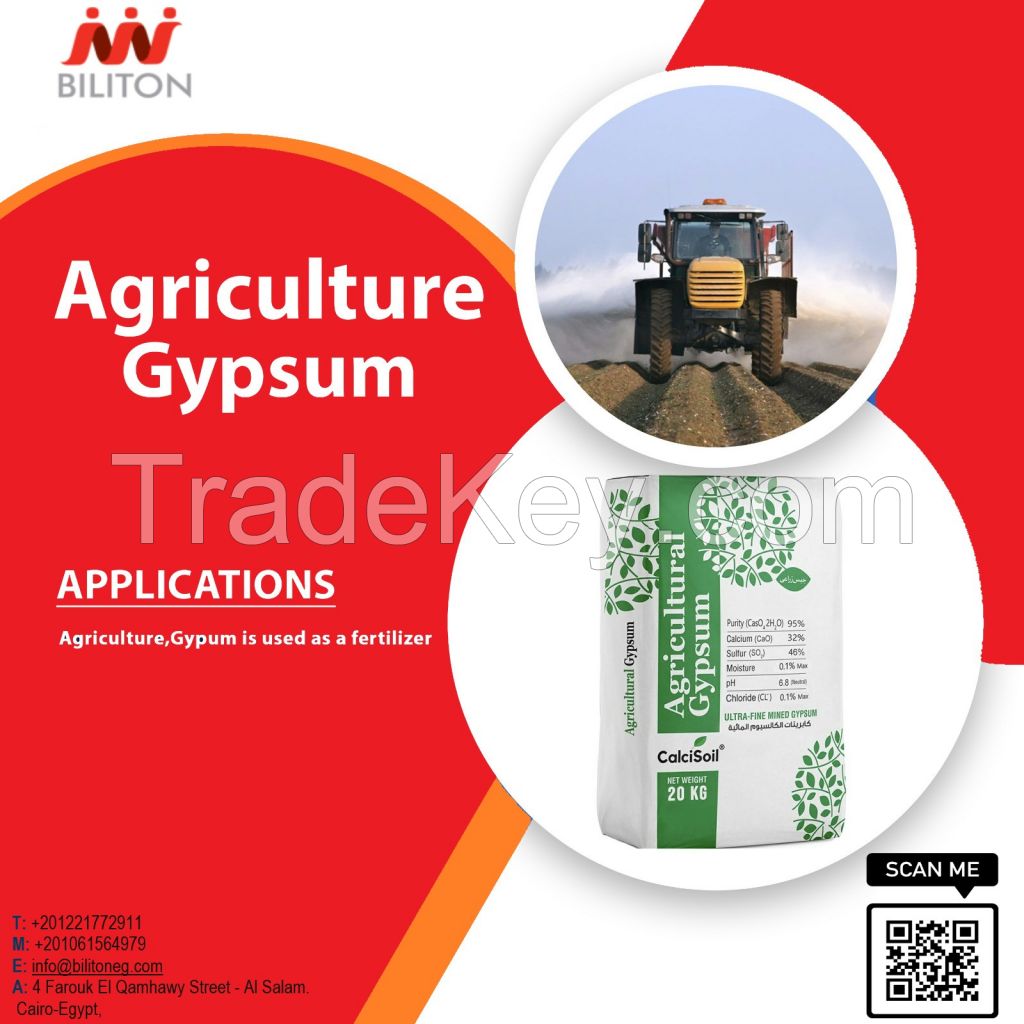 Gypsum For Agriculture.