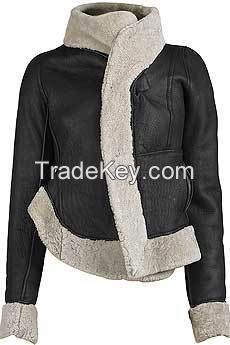 sheep skin leather jacket