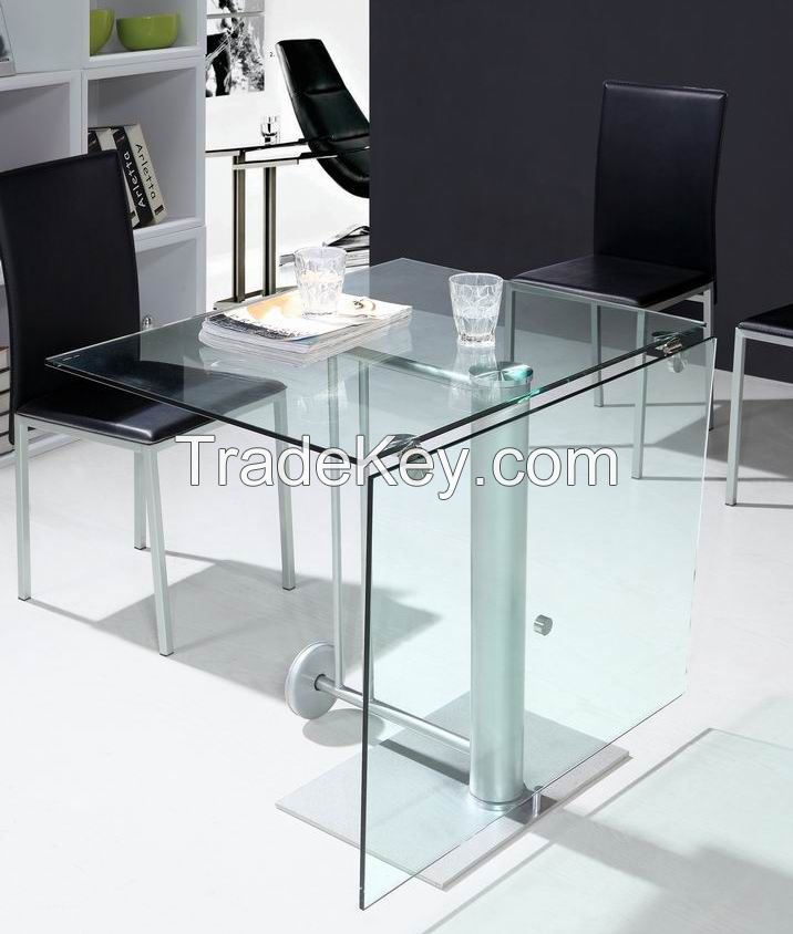 Sell  modern folding glass dining table SA-5119