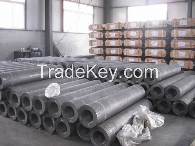 RP, HP, UHP graphite electrodes used in arc furnace, ladle furnace in steel and foudry mills.