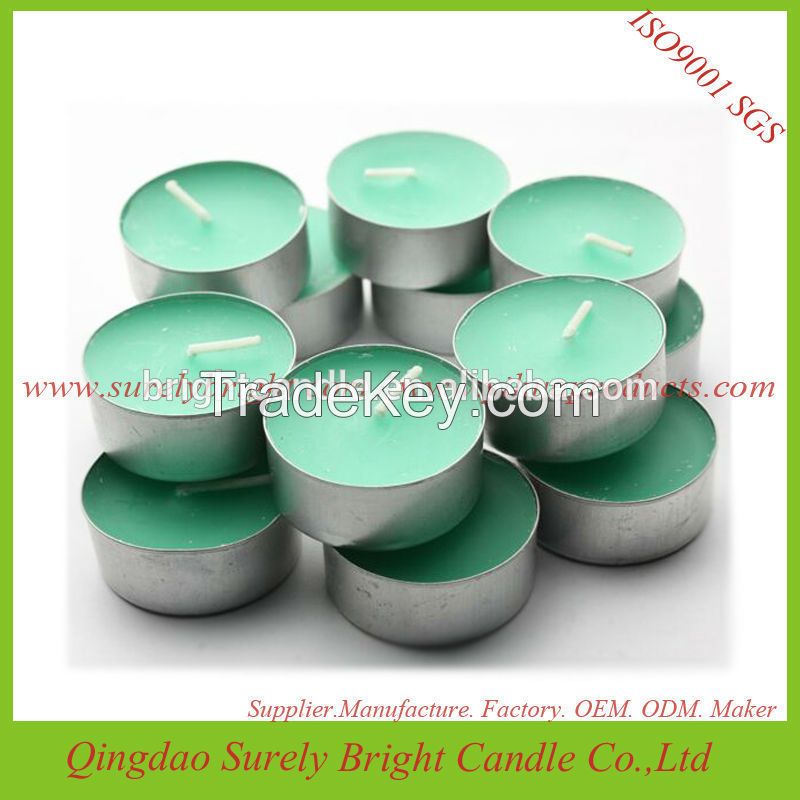 Wholesale Decorative Coloful Tea Light Candle/ scented Tealight Candle