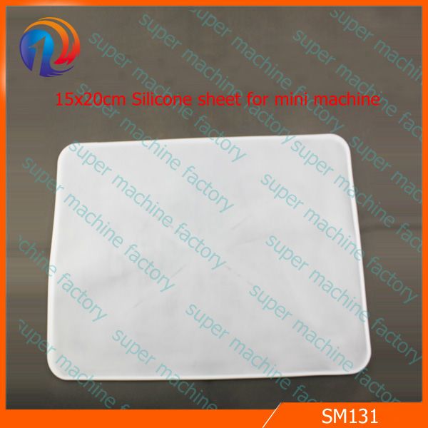 15x20cm silicon sheet for 3d mini sublimation machine mini Sublimation Silicone plate Membrane of sublimation parts accessories