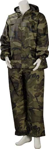 RAIN COAT waterproof 190T polyester camouflage