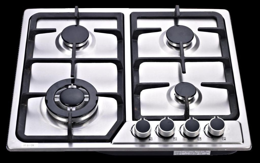 sabaf burner stainless steel built-in gas cooker