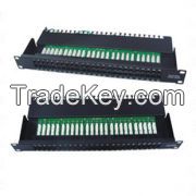 UTP Telephone patch panel, 50 port, LSA IDC