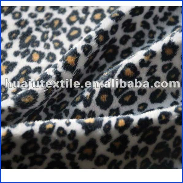 super soft polyester  printed velvet fabric