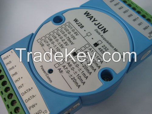 WJ28-A4-485 WAYJUN 8 inputs channel Current signal to RS485 24 Bits