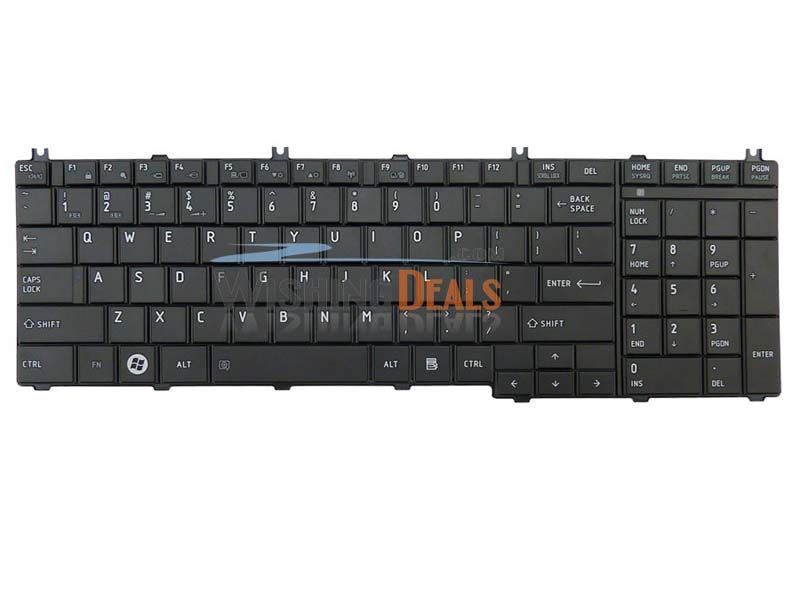 Laptop keyboard for Toshiba Satellite C650 C650D