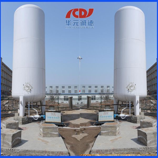 Low vaporizing rate liquid oxygen storage tank