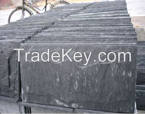 Black Blizzard 12x12 Slate Tiles