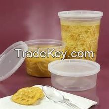 disposable food container microwave for fast food soup salad cookie