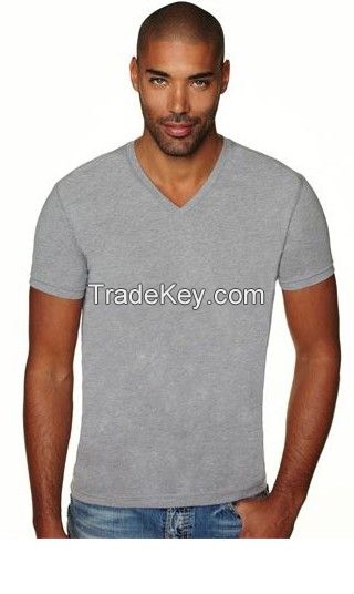 customed v neck t shirt for man