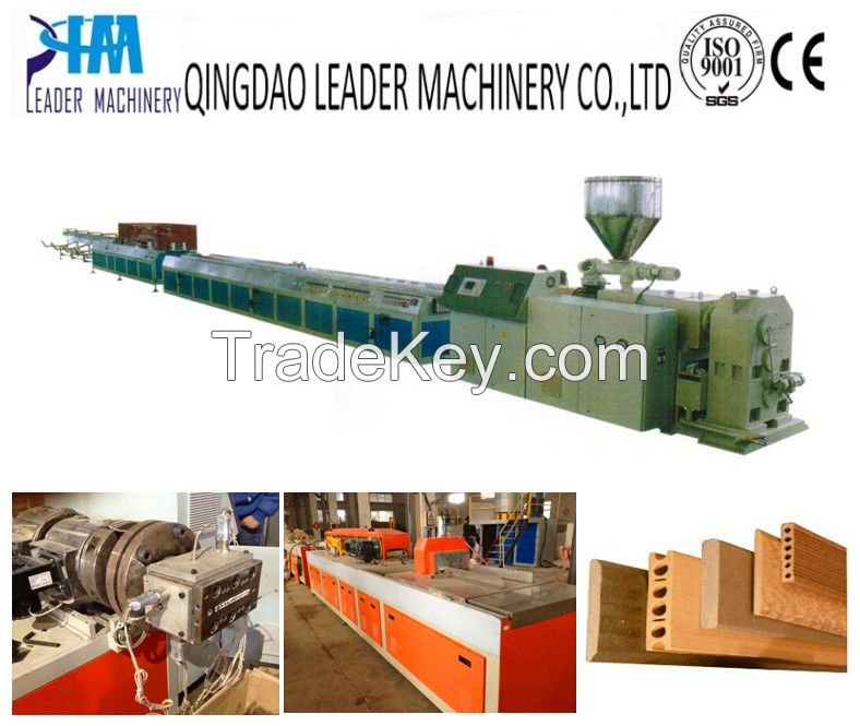 PVC/PE Wood Plastic (Foam) WPC Profile Extrusion Line