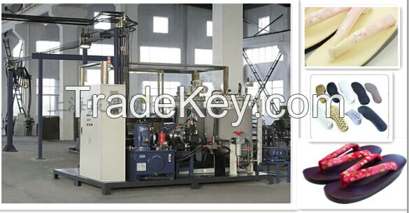 Polyurethane Slipper Insoles Foam Making Machine