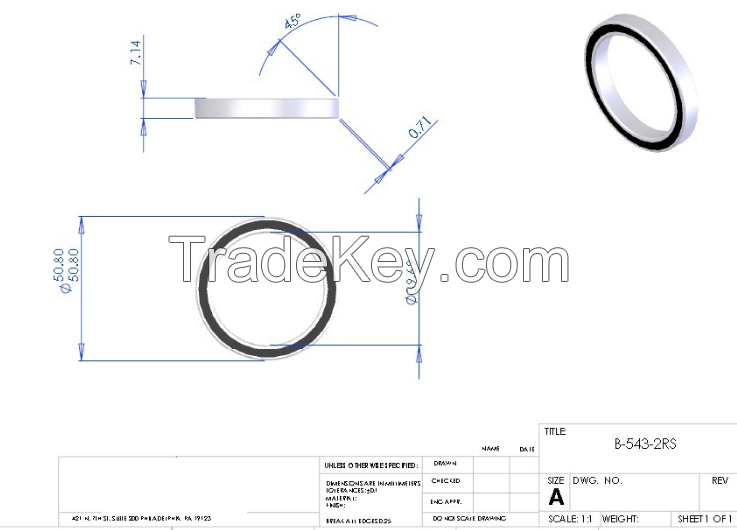 bicycle ball bearing B543 2RS