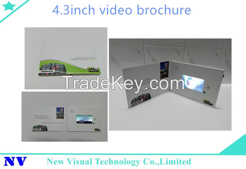 4.3inch video brochure