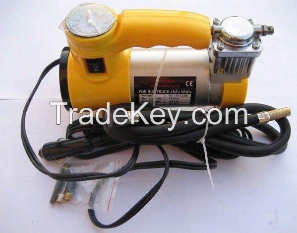 DC 12V Metal Air Compressor with LED Light