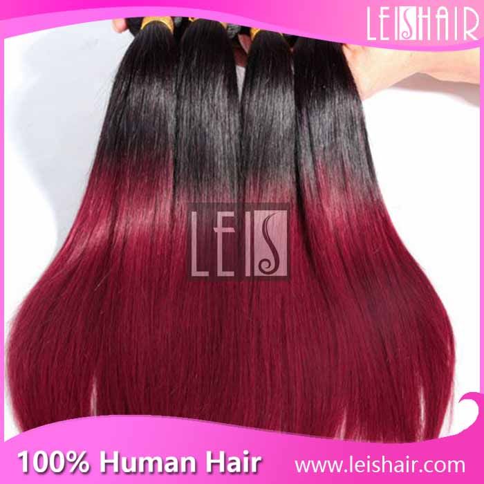 charming Virgin Human Hair 1b/bug Ombre human Hair Extension