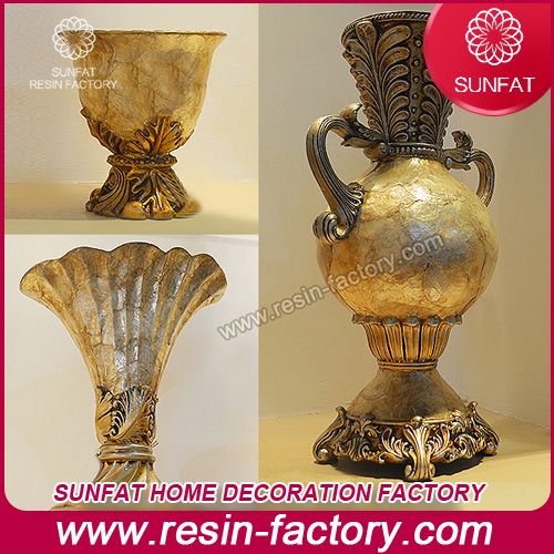 2015 new arrival wedding vases with flower decoration/art deco vase/antique home decor