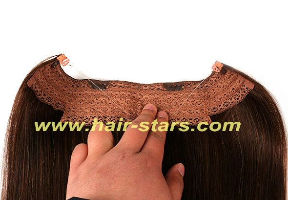 Brazilian virgin hair flip in hair extension