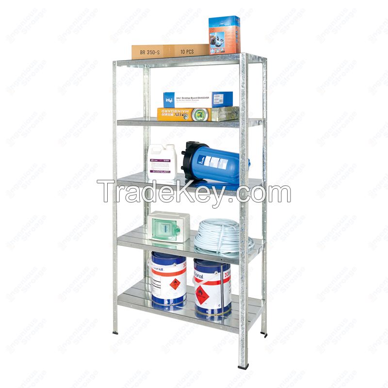 5 Shelf Metal Storage Rack Unit