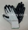 13G Polyster Nitrile Coated Hand Safety Working Glove