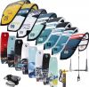TOP SELLING XR7 KITE GTS6 Switchblade 12m Black High Quality Kiteboard for Youth Lakes & Rivers Kiteboarding & Kitesurfing