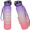 Custom Logo One Gallon And Half Gallon Water Bottle With Straw 2.2L And 3.78L And 1Gallon Water Bottle With Straw