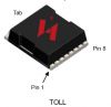 N mosfet HYG015N10NS1TA TOLL package