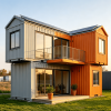 Wholesale 20ft Flat Pack Container House Prefab Modular Office Dormitory Sandwich Panel Portable Cabin