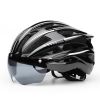 Bike helmet with magnetic shield from factory direct supply